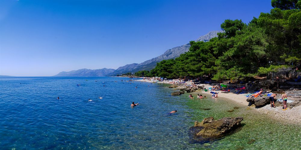 Mobile Homes Basko Polje Campground Baška Voda Eksteriør billede
